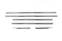 Mercedes ML W163 1997-2005 Zewnetrzne listwy okienne stal nierdzewna (6 szt) Carmos - Turecka Stal Nierdzewna zdjęcia 3