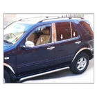 Mercedes ML W163 1997-2005 Zewnetrzne listwy okienne stal nierdzewna (6 szt) Carmos - Turecka Stal Nierdzewna zdjęcia 5
