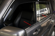Mitsubishi Pajero Wagon IV 2006-2021 Listwy Ozdobne Okien Stal Nierdzewna (4 szt.) zdjęcia 1