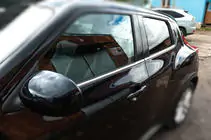 Nissan Juke 2010-2019 Listwy ozdobne okien nierdzewne (4 szt) Carmos - Turecka Stal Nierdzewna zdjęcia 2