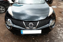 Nissan Juke 2010-2019 Chromowane nakładki na reflektory przednie (2 szt., stal nierdzewna) zdjęcia 3
