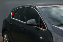 Opel Astra J 2009-2015 Chromowane listwy dolne okien (Hatchback, 8 szt, stal nierdzewna) zdjęcia 1