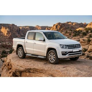 Progi Boczné Tayga V2 (2 szt., Aluminium) Volkswagen Amarok 2010-2022 zdjęcia 1