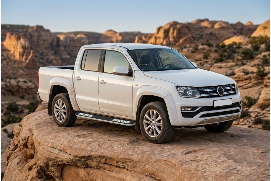 Volkswagen Amarok 2010-2022 Progi Boczné Tayga V2 (2 szt., Aluminium) Image