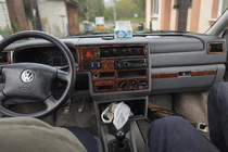 Volkswagen T4 Caravelle/Multivan 1990–2003 Nakładki na deskę rozdzielczą (1999-2003) Drewno zdjęcia 2