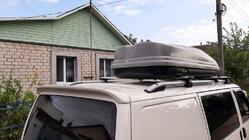 Volkswagen T4 Transporter 1990-2003 Relingi dachowe Skyport (szary mat) zdjęcia 4