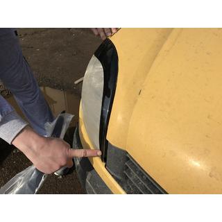 Brewki na Reflektory (2 szt., Czarny ABS) (2003-2008) Renault Kangoo 1998-2008 zdjęcia 3