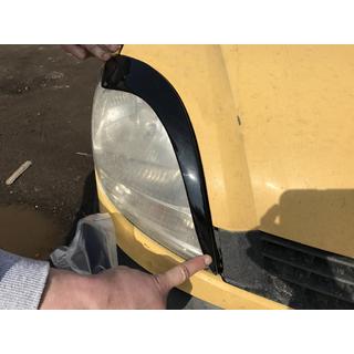 Brewki na Reflektory (2 szt., Czarny ABS) (2003-2008) Renault Kangoo 1998-2008 zdjęcia 4