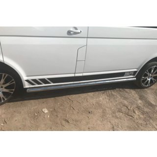 Rury Boczne (2 szt., Stal Nierdzewna) Volkswagen T5 Caravelle 2004-2010 zdjęcia 4