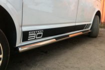 Volkswagen T5 Multivan 2003–2010 Rury Boczne (2 szt., Stal Nierdzewna) 70mm, Długa Baza zdjęcia 10
