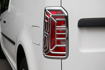 Volkswagen Caddy 2015-2020 Chromowane nakładki na tylne lampy (2 szt., plastik) zdjęcia 1