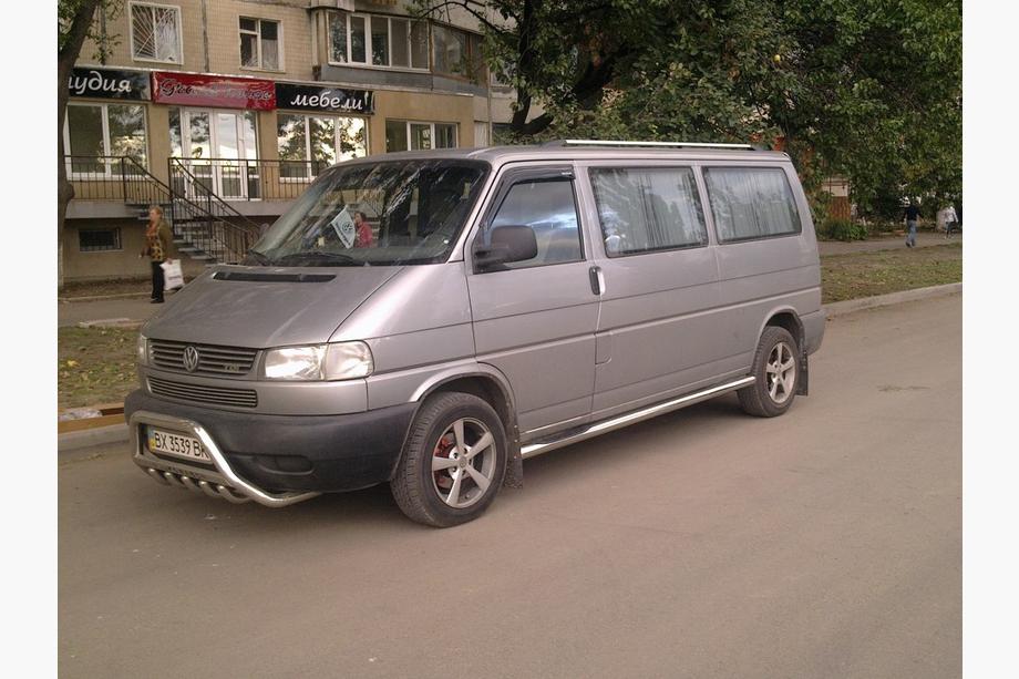 Volkswagen T4 Caravelle/Multivan 1990–2003 Rury Boczne (2 szt., Stal Nierdzewna) 60mm, Dlugie Nadwozie Zdjęcia 2