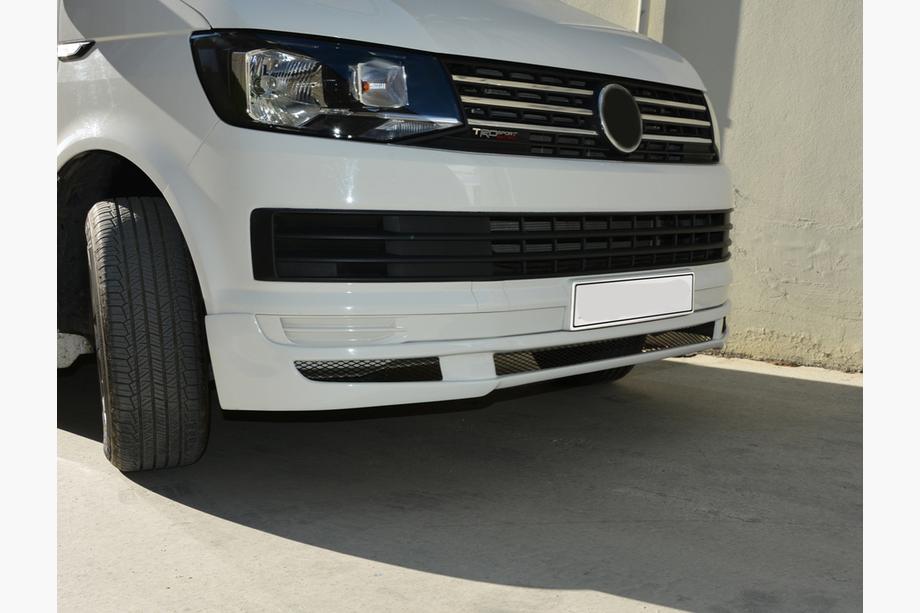 Volkswagen T6 2015-2024 Nakładka na przedni zderzak 2015-2018 (zagruntowana do lakierowania) Image