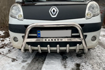 Renault Kangoo 2008–2020 Pałąk Przedni WT003/004 (Stal Nierdzewna) bez napisu, 60 mm zdjęcia 2