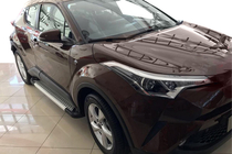 Toyota C-HR 2016-2023 Progi Boczne Allmond Grey (2 szt., Aluminium) zdjęcia 1