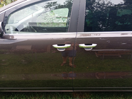 Volkswagen Sharan 2010-2023 Chromowane Nakładki na Klamek Drzwi (4 szt, Stal Nierdzewna) Carmos - Turecka Stal Nierdzewna zdjęcia 2