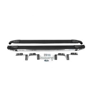 Progi boczne Omsa Black (2 szt., aluminium) Peugeot Bipper 2008-2017 zdjęcia 1