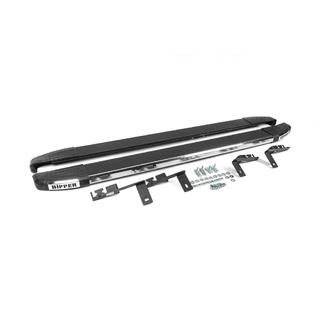 Progi boczne Omsa Black (2 szt., aluminium) Peugeot Bipper 2008-2017 zdjęcia 3