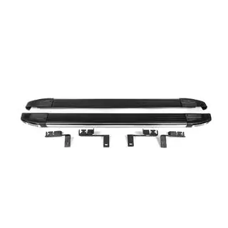 Progi boczne Omsa Black (2 szt., aluminium) Citroen Nemo 2007-2017 zdjęcia 1