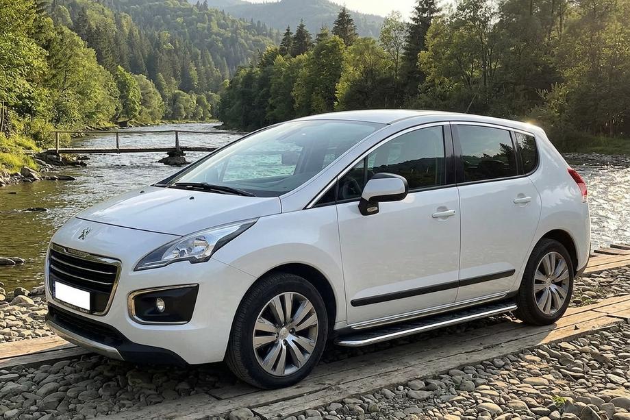Peugeot 3008 2008-2016 Progi Boczne Maydos V1 (2 szt., Aluminium i Stal Nierdzewna) 2008-2014 Image
