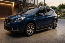 Peugeot 3008 2008-2016 Progi Boczné Bosphorus Black (2 szt., Aluminium) 2014-2016 zdjęcia 1