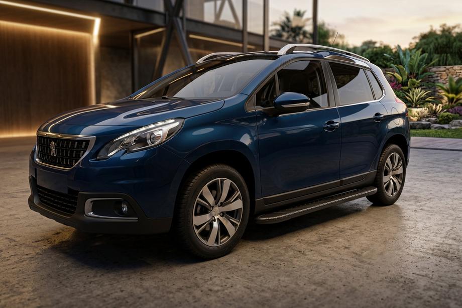 Peugeot 3008 2008-2016 Progi Boczné Bosphorus Black (2 szt., Aluminium) 2014-2016 Image