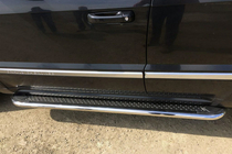 Jeep Grand Cherokee WK 2004-2010 Progi Boczne Maydos V2 (2 szt., stal nierdzewna) zdjęcia 7