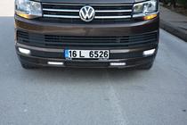 Volkswagen T6 2015-2024 Nakładka na Zderzak Przedni Sport 2-LED 2015-2018 (pod lakierowanie) zdjęcia 10