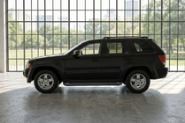 Jeep Grand Cherokee WK 2004-2010 Progi Boczné Allmond Black (2 szt., Aluminium) zdjęcia 1