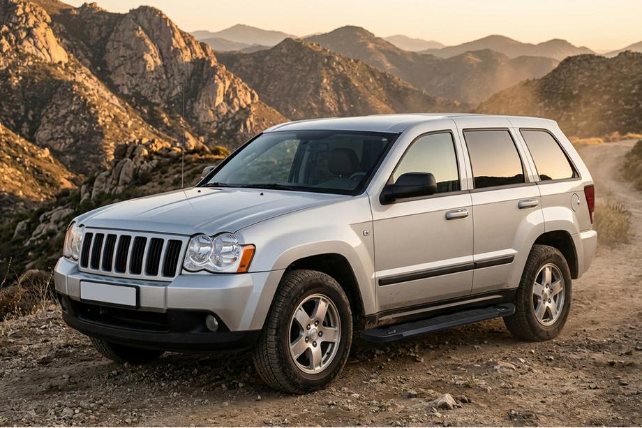 Jeep Grand Cherokee WK 2004-2010 Progi Boczne RedLine Black (2 szt., Aluminium) Image