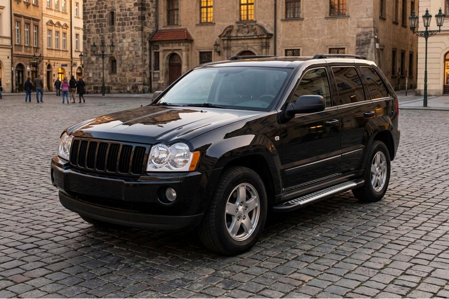 Jeep Grand Cherokee WK 2004-2010 Progi Boczne Line (2 szt., Aluminium) Image