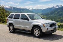 Jeep Grand Cherokee WK 2004-2010 Progi Boczné Bosphorus Black (2 szt., Aluminium) zdjęcia 1