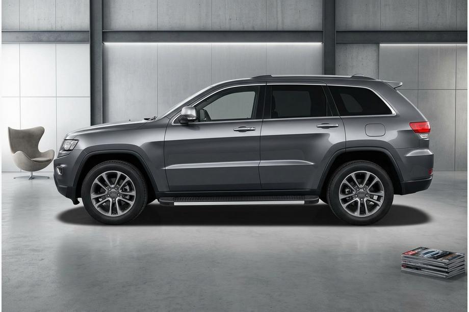 Jeep Grand Cherokee WK2 2010-2021 Progi Boczné Maya V1 (2 szt., Aluminium) Image