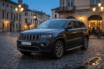 Jeep Grand Cherokee WK2 2010-2021 Progi Boczné Bosphorus Black (2 szt., Aluminium) zdjęcia 1