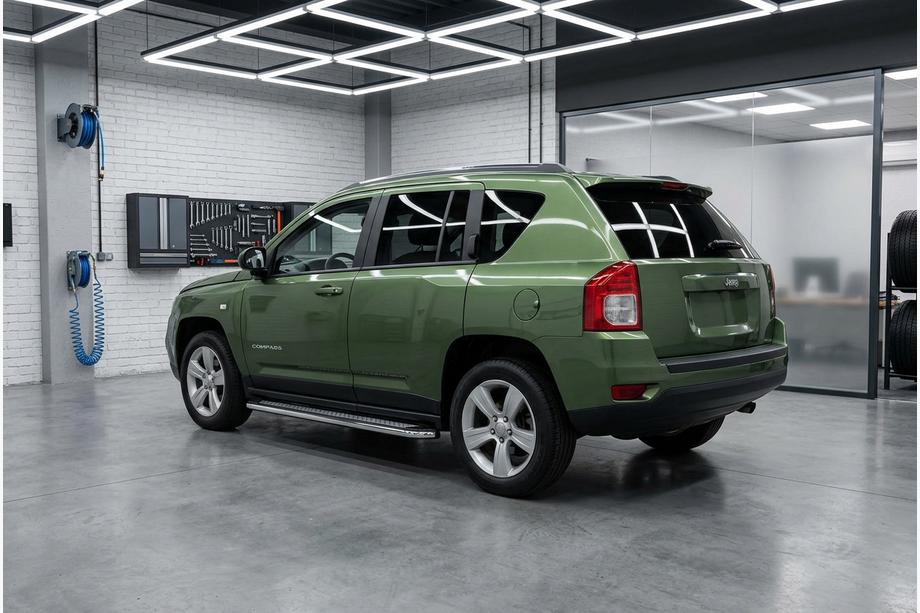 Jeep Compass 2006-2016 Progi Boczne Maydos V2 (2 szt., stal nierdzewna) Image