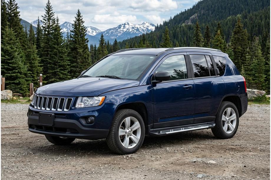 Jeep Compass 2006-2016 Progi Boczné Sunrise (2 szt., Aluminium) Image