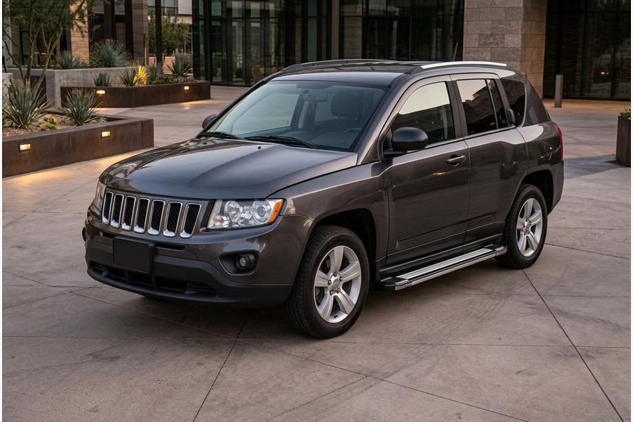 Jeep Compass 2006-2016 Progi Boczné Rainbow (2 szt., Aluminium) Image