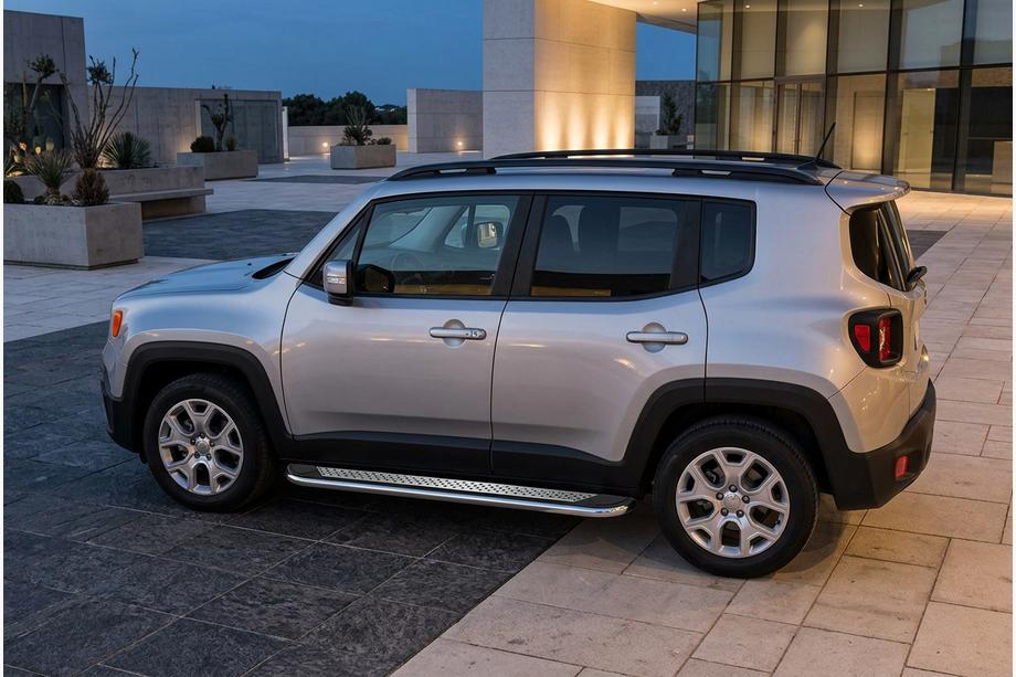 Jeep Renegade 2014- Progi Boczne Maydos V2 (2 szt., stal nierdzewna) Image