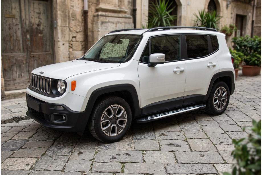 Jeep Renegade 2014- Progi Boczné Sunrise (2 szt., Aluminium) Image