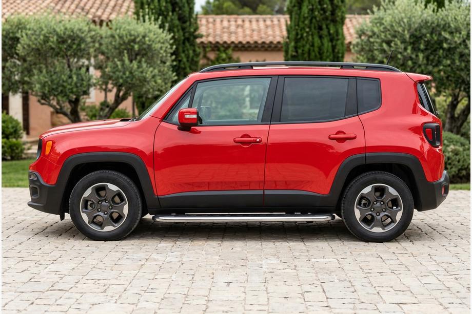 Jeep Renegade 2014- Progi Boczne Maydos V1 (2 szt., Aluminium i Stal Nierdzewna) Image
