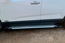 Kia Sorento II XM 2009-2014 Progi Boczné Allmond Grey (2 szt., Aluminium) zdjęcia 4