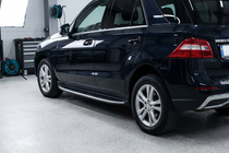 Mercedes GLE/ML class W166 2011-2018 Progi Boczne Tayga Grey (2 szt., Aluminium) zdjęcia 1