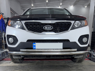 Kia Sorento II XM 2009-2014 Dolny pałąk przedni stal nierdzewna zdjęcia 1