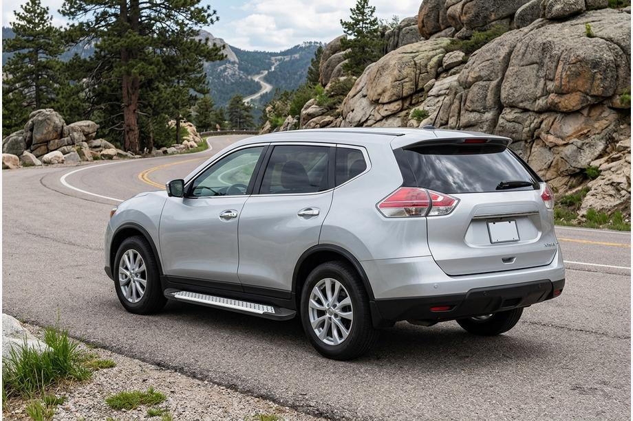 Nissan X-trail T32/Rogue 2014-2021 Progi boczne Allmond Grey (2 szt., aluminium) Image
