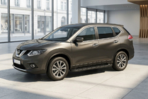 Nissan X-trail T32/Rogue 2014-2021 Progi Boczné Allmond Black (2 szt., Aluminium) zdjęcia 1