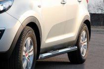 Kia Sportage 2010-2015 Rury Boczne (2 szt., Stal Nierdzewna) zdjęcia 4