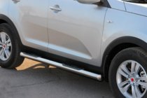 Kia Sportage 2010-2015 Rury Boczne (2 szt., Stal Nierdzewna) zdjęcia 2