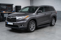 Toyota Highlander 2013-2019 Progi Boczné Bosphorus Black (2 szt., Aluminium) zdjęcia 1