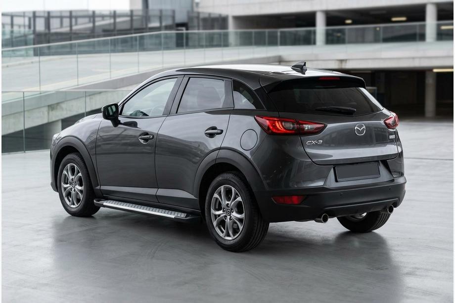 Mazda CX-3 2015- Progi boczne Allmond Grey (2 szt., aluminium) Image
