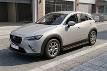 Mazda CX-3 2015- Progi Boczné Allmond Black (2 szt., Aluminium) zdjęcia 1